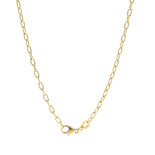 14K Yellow Gold Open Long Cable 2.3mm