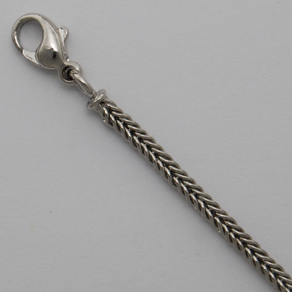 Platinum / 950 Handmade Foxtail 2.6mm