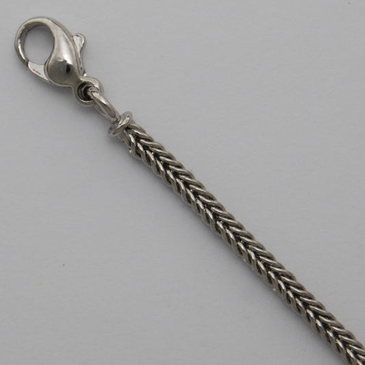 Platinum / 950 Handmade Foxtail 2.6mm