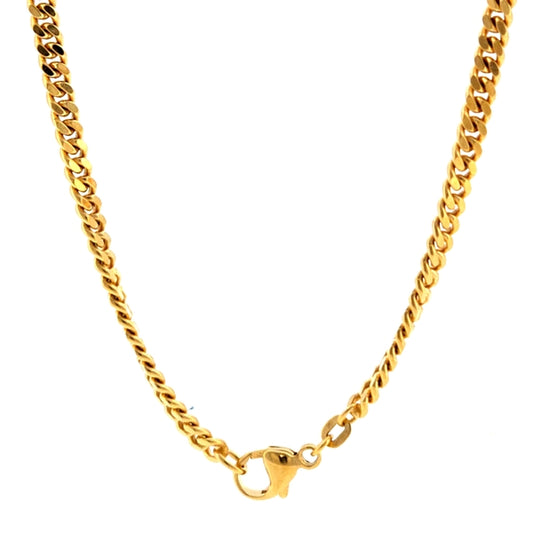 18K Yellow Gold Curb 4.0mm