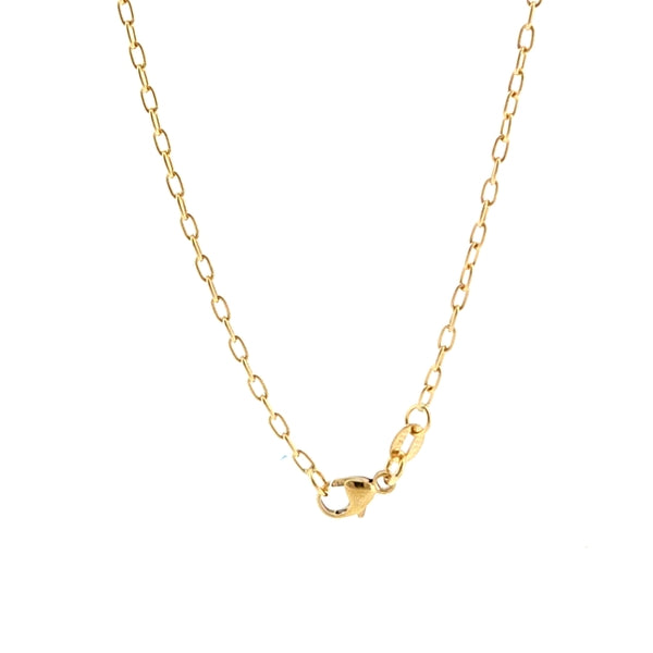 18K Yellow Gold Long Open Cable 1.6mm