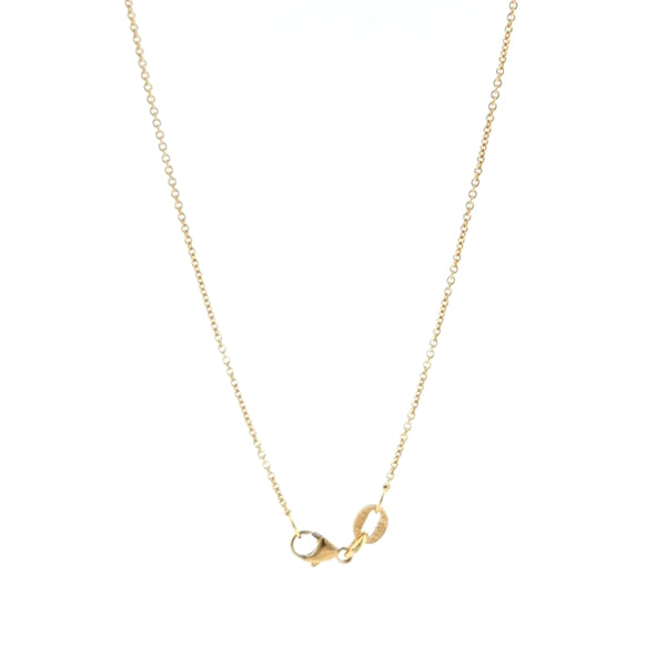 18K Yellow Gold Round Cable 1.0mm
