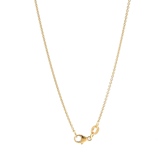 18K Yellow Gold Round Cable 1.3mm