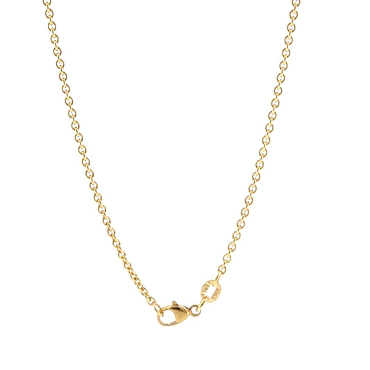 18K Yellow Gold Round Cable 1.8mm