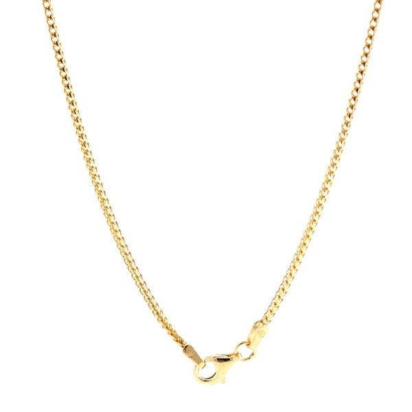 18K Yellow Gold Franco 1.5mm