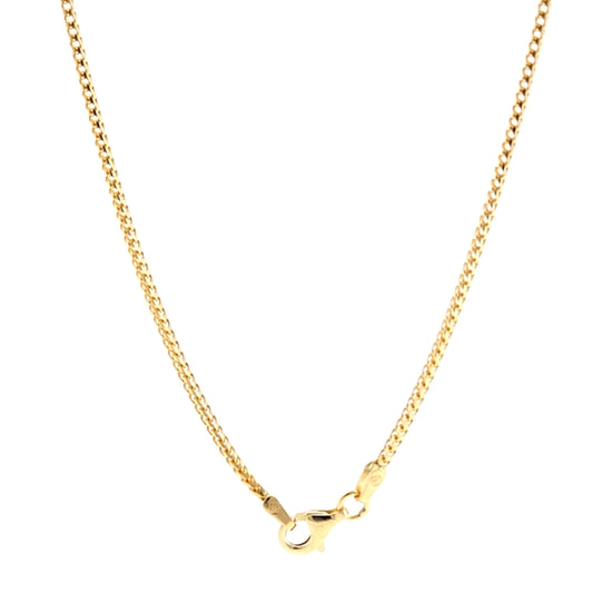 18K Yellow Gold Franco 1.5mm