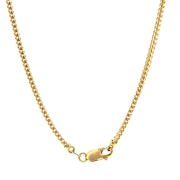 18K Yellow Gold Franco 2.0mm