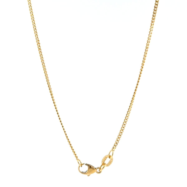 18K Yellow Gold Curb 1.5mm