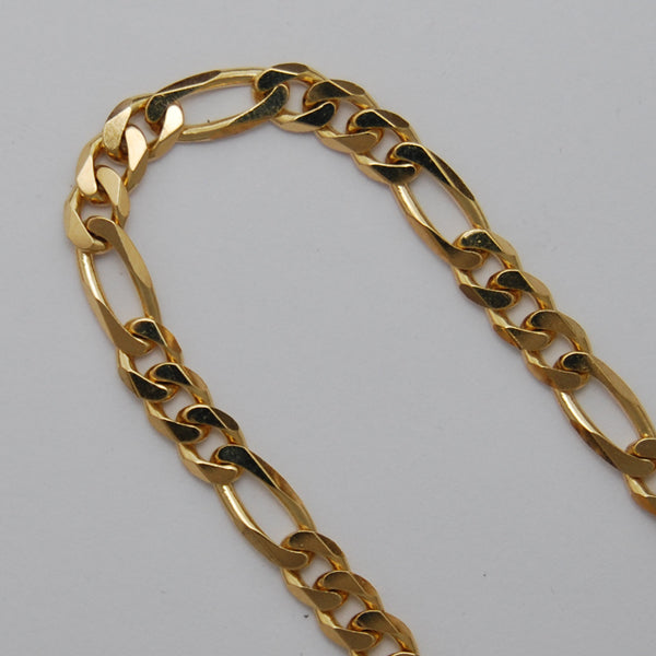 18K Yellow Gold Figaro 4.0mm