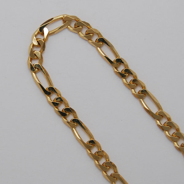 18K Yellow Gold Figaro 4.7mm