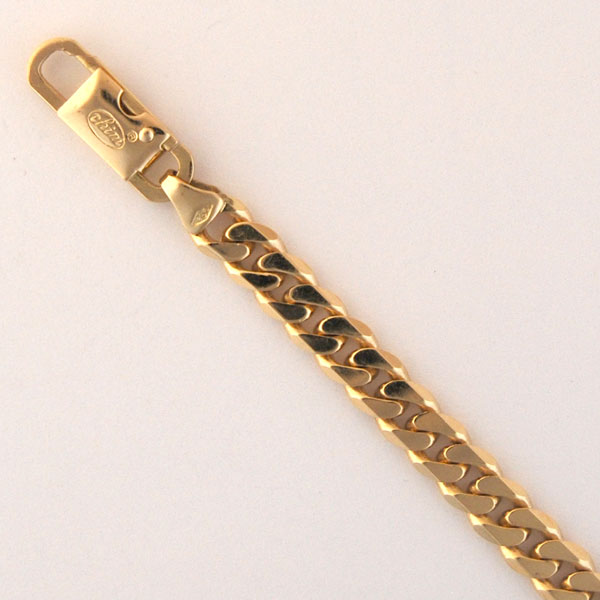 18K Yellow Gold Curb 5.3mm