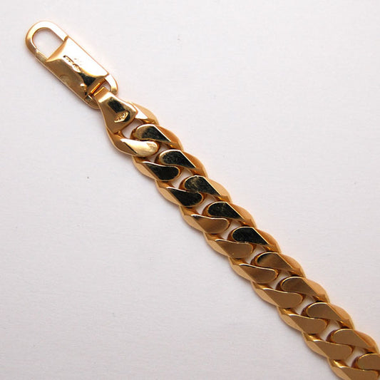 18K Yellow Gold Curb 9.5mm