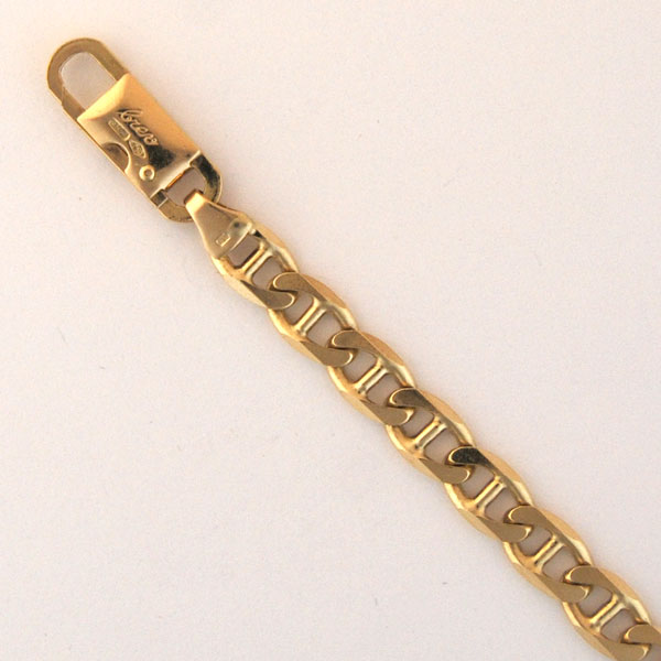 18K Yellow Gold Anchor 5.2mm
