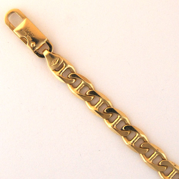 18K Yellow Gold Anchor 5.9mm
