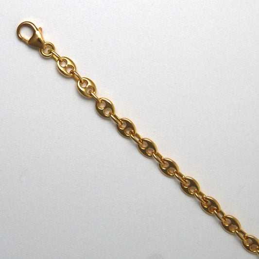 18K Yellow Gold Puff Mariner 4.0mm