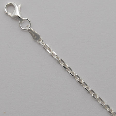 Sterling Silver Diamond Cut Cable 2.0mm