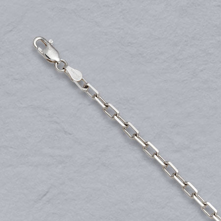 Sterling Silver Diamond Cut Cable 3.7mm