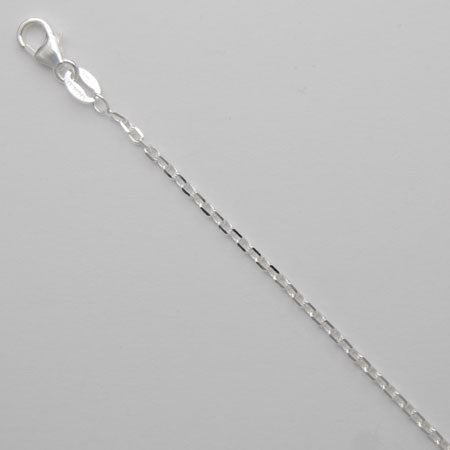 Sterling Silver Diamond Cut Cable 1.7mm