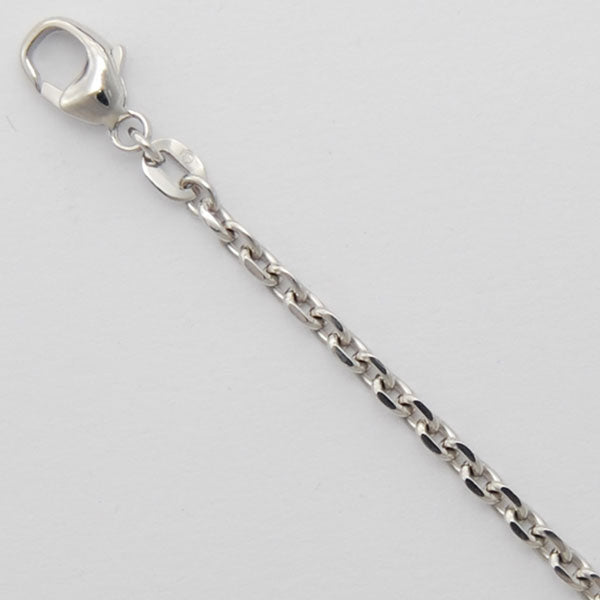 Platinum / 950 Diamond Cut Cable Chain 2.8mm