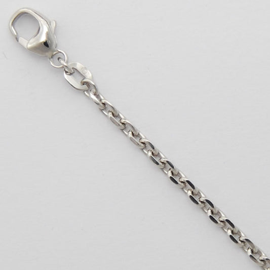 Platinum / 950 Diamond Cut Cable Chain 2.8mm