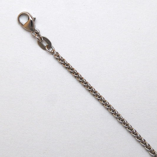 Platinum / 950 Round Wheat 1.7mm