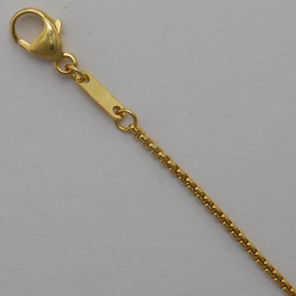 14Kt Yellow Gold Round Box 1.2mm