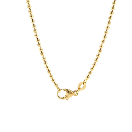 14K Yellow Gold Bead 2.2mm