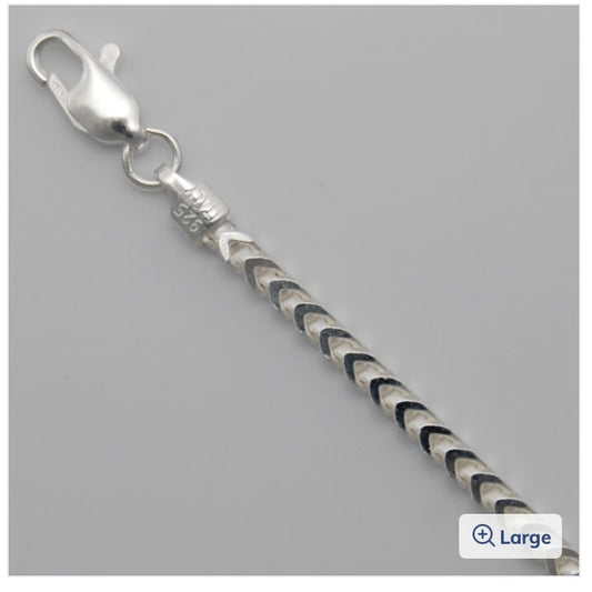 Sterling Silver Franco 2.4mm