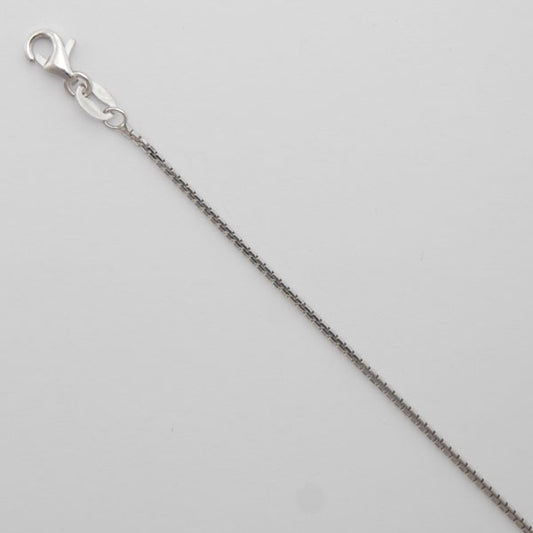 Sterling Silver Octava Box 1.1mm (Rhodium)
