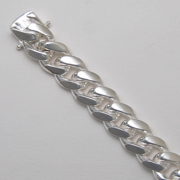 Sterling Silver Round Curb 10.2mm