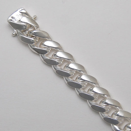 Sterling Silver Round Curb 10.2mm