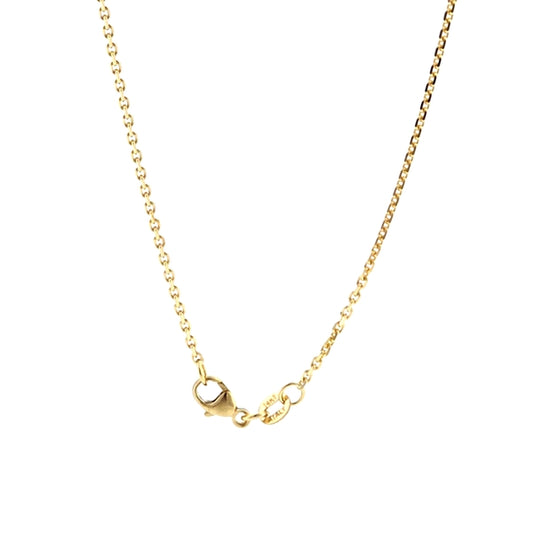 14K Yellow Gold Diamond Cut Cable 1.5mm