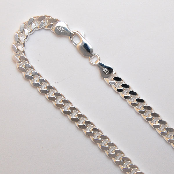 Sterling Silver Heavy Curb 5.7mm