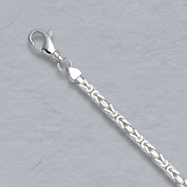 Sterling Silver Byzantine 3.2mm