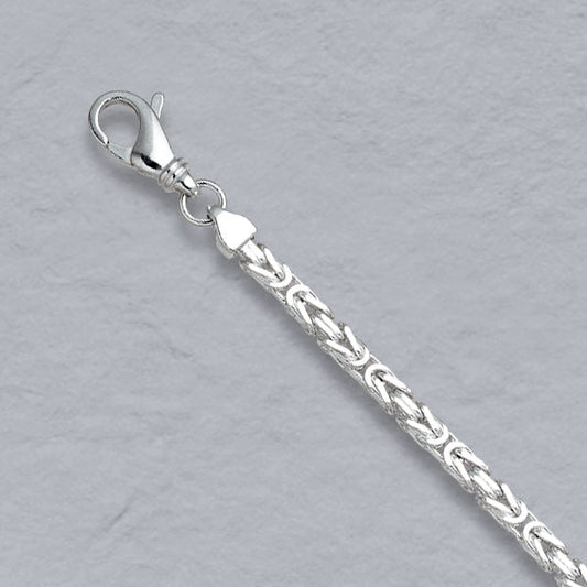 Sterling Silver Byzantine 3.2mm