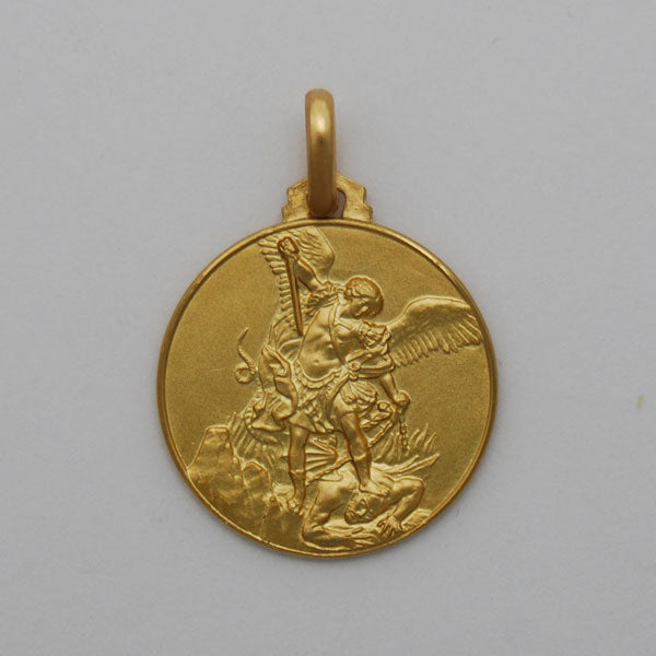 14K Yellow Gold Saint Michael