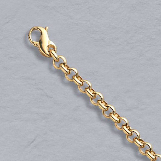14K Yellow Gold Heavy Rolo 4.0mm
