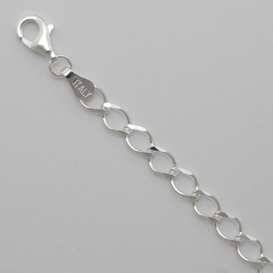 Sterling Silver Curb Rada 4.2mm