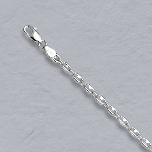 Sterling Silver Marine 4.2mm